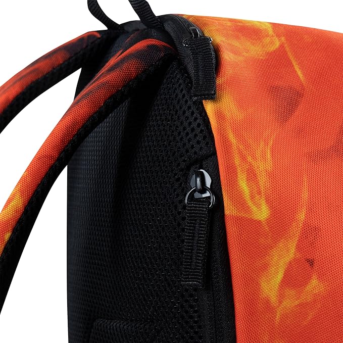 Hurley Unisex-Kids Graphic Backpack, Fire, One Size