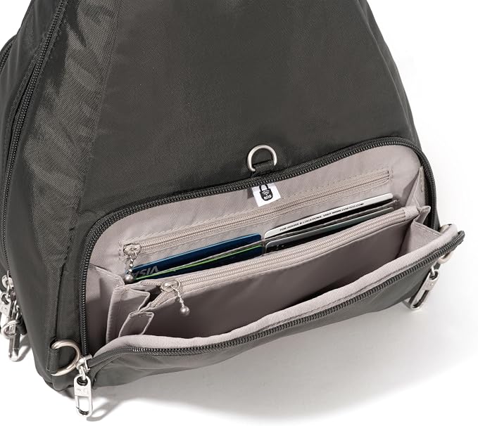 Baggallini Women's Securtex Anti-theft Vacation Convertible Sling