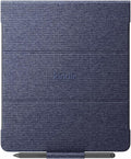 Amazon Kindle Scribe Fabric Folio Cover with Magnetic Attach, Sleek Protective Case - Denim