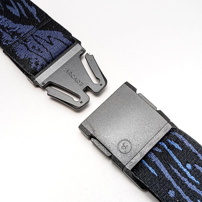 Arcade Belts A2 Unisex Adventure Belt: Heavy Duty Stretch, Metal Free Buckle
