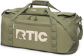 RTIC Road Trip Duffle Bag for Men and Women, Traveling Tote for Camp, Travel, Gym, Weekender, Camping, Overnight, Carry On, Sports, Spacious, Water Resistant, Large, Olive & Beach