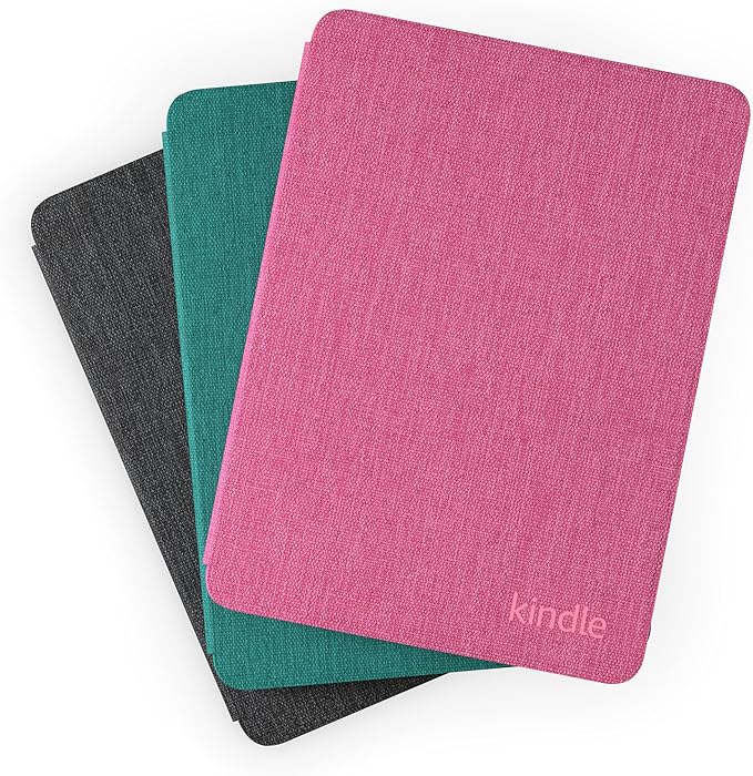 Amazon Kindle Paperwhite and Kindle Colorsoft Case, Lightweight and Water-Safe, Foldable Protective Cover - Fabric