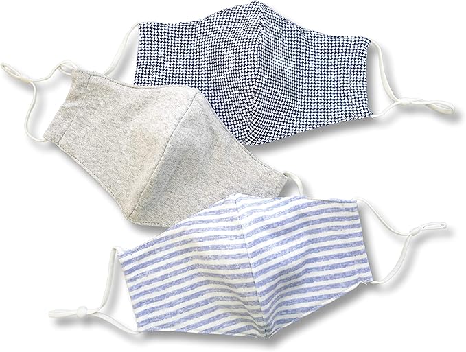 HOPE LOVE SHINE Face Mask Adjustable Filter Pocket Reusable Breathable Washable Cloth Mask Face Masks for Women Men - 4 Pack