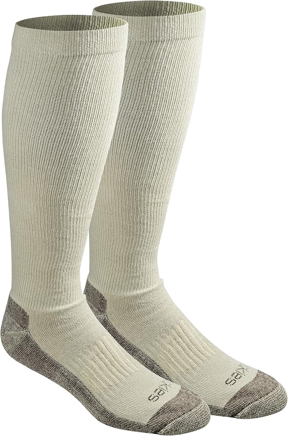 Dickies Men's Light Compression Comfort Over-The-Calf Socks, Available in M-XXL (2, 4 Pairs)