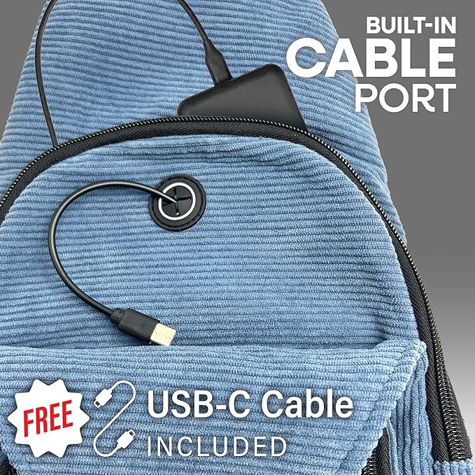 Nupouch Anti-Theft Daypack: Anti Theft Crossbody Bag, Lightweight for Travel, Hiking, or Everyday Pickpocket Protection