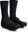 GripGrab Flandrien Waterproof Knitted Road Cycling Shoe Covers High Cut Windproof Insulating Zipperless Aero Overshoes