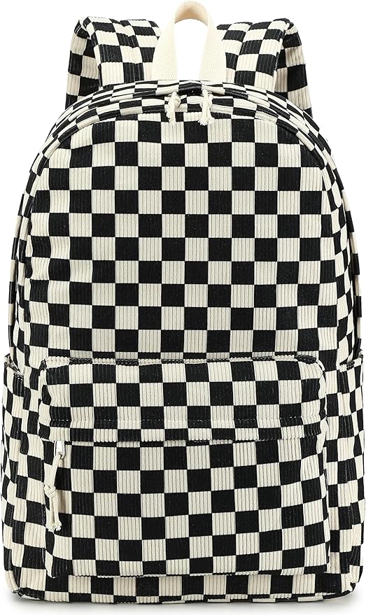 Bluboon School Backpack for Teen Girls Bookbags Elementary High School Corduroy Laptop Bags Women Travel Daypacks