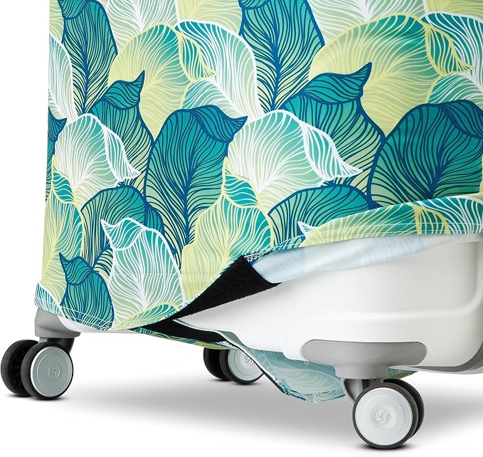 Samsonite Printed Luggage Cover, Leaf Print, Medium