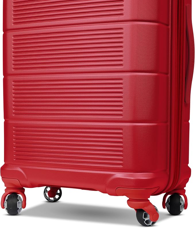 American Tourister Stratum 2.0 Hardside Expandable Luggage with Spinners | Red | 3PC (CO/MED/LG)