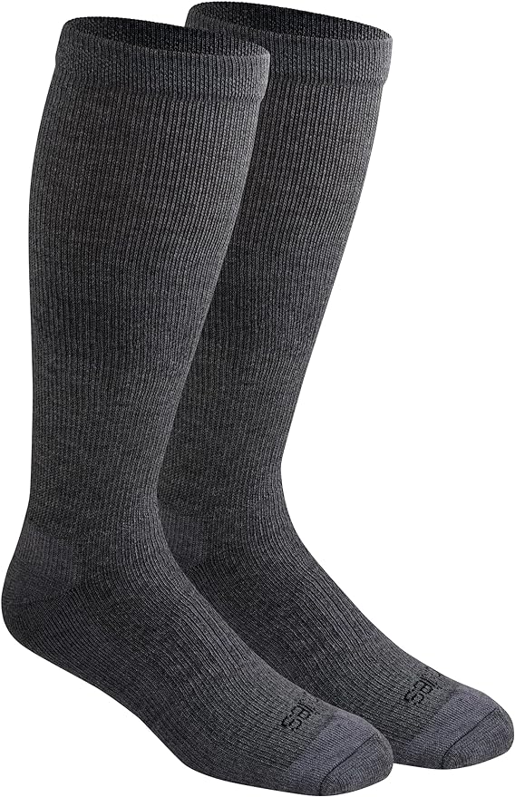 Dickies Men's Light Compression Comfort Over-The-Calf Socks, Available in M-XXL (2, 4 Pairs)