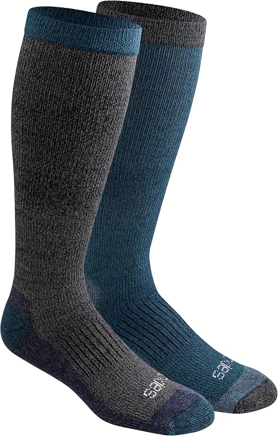 Dickies Men's Light Compression Comfort Over-The-Calf Socks, Available in M-XXL (2, 4 Pairs)