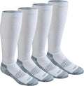 Dickies Men's Light Compression Comfort Over-The-Calf Socks, Available in M-XXL (2, 4 Pairs)