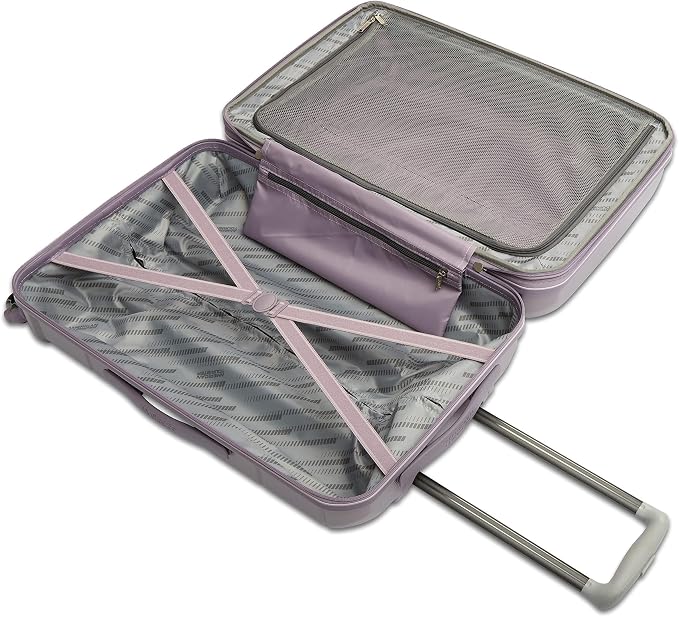 American Tourister Stratum 2.0 Expandable Hardside Luggage with Spinner Wheels, Purple Haze, Carry-on