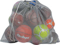 Mesh Equipment Bag - 32” x 36” and 24” x 36” - Adjustable, sliding drawstring cord closure. Perfect mesh bag for parent or coach, making it easy to transport and keeping your sporting gear organized.