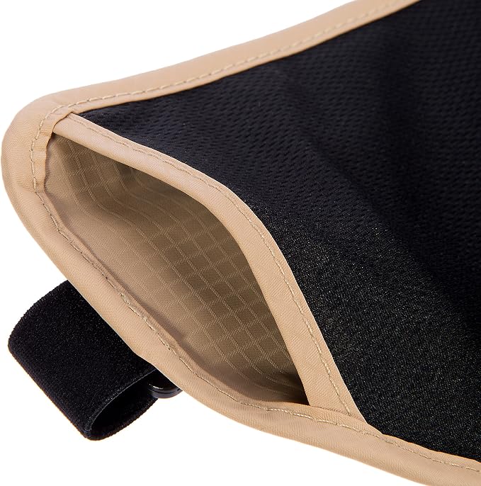 Travel Money Belt - RFID Blocking Hidden Wallet with 7 RFID Sleeves
