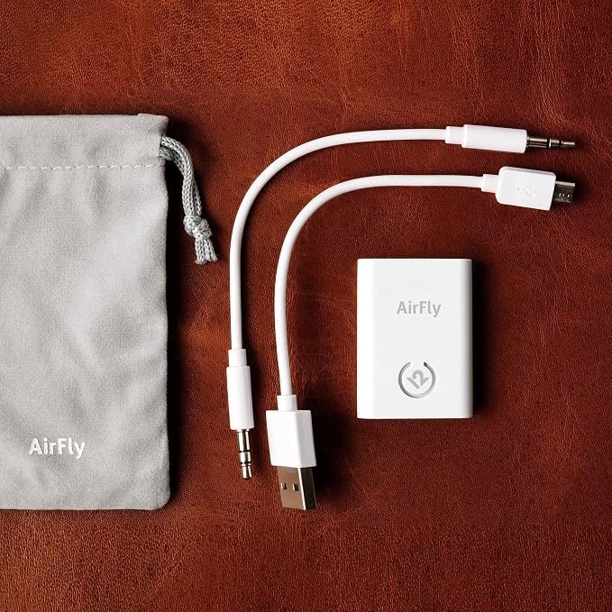 Twelve South AirFly | Wireless Transmitter to use Wireless/Noise-Cancelling Headphones in Gyms or on Airplanes