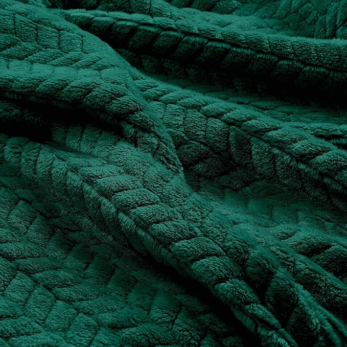 EverSnug Travel Blanket & Pillow 68x42 - Premium Ultra-Soft Microfleece 2 in 1 Compact & Packable Flight Blanket with Soft Bag Pillowcase, Hand Luggage Sleeve and Backpack Clip (Forest Green)