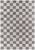Belita Charcoal Luxe Shag Area Rug