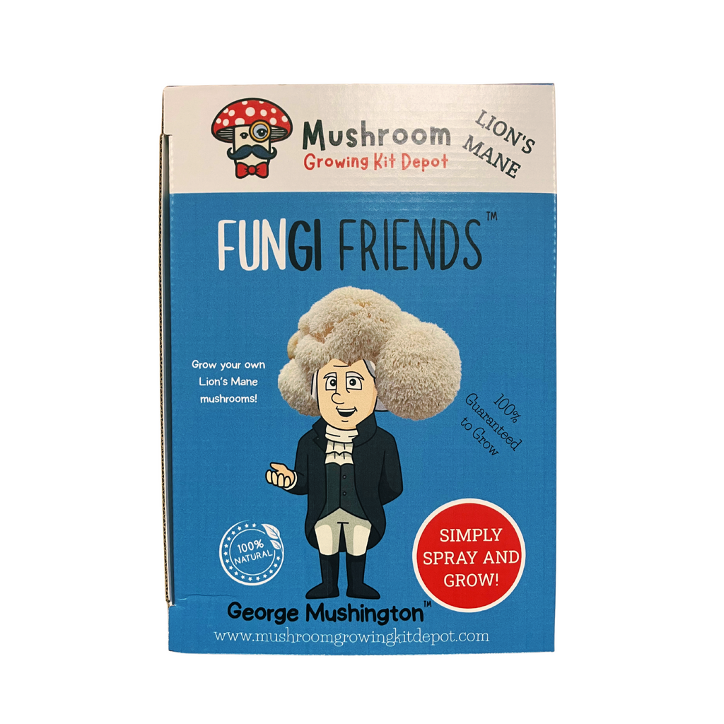 George Mushington - Lion's Mane Mushroom Grow Kit - 5 LBS (with box)