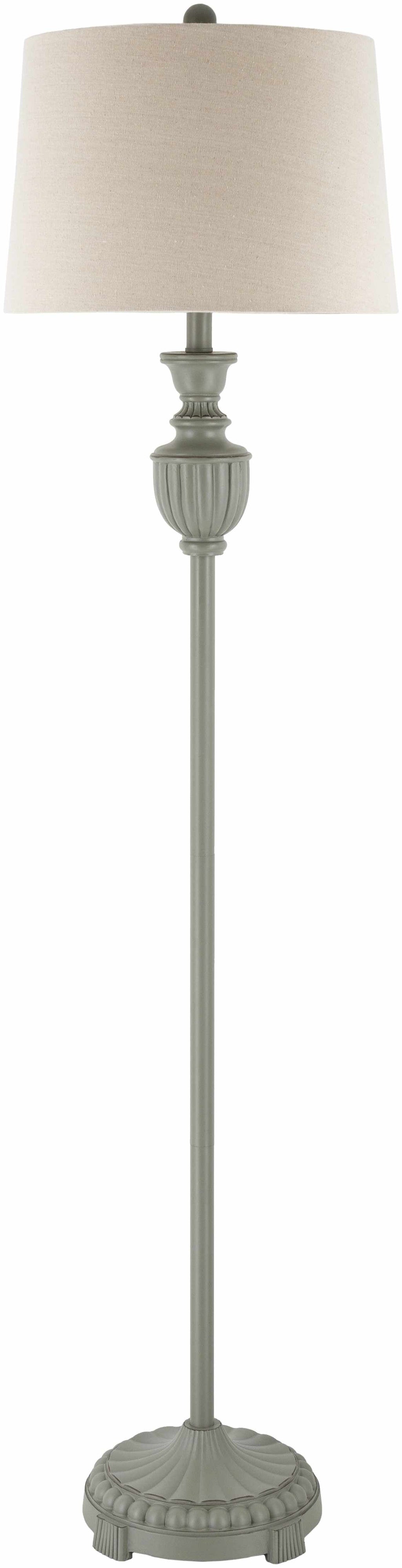 Nelspruit Gray Resin Floor Lamp - Clearance