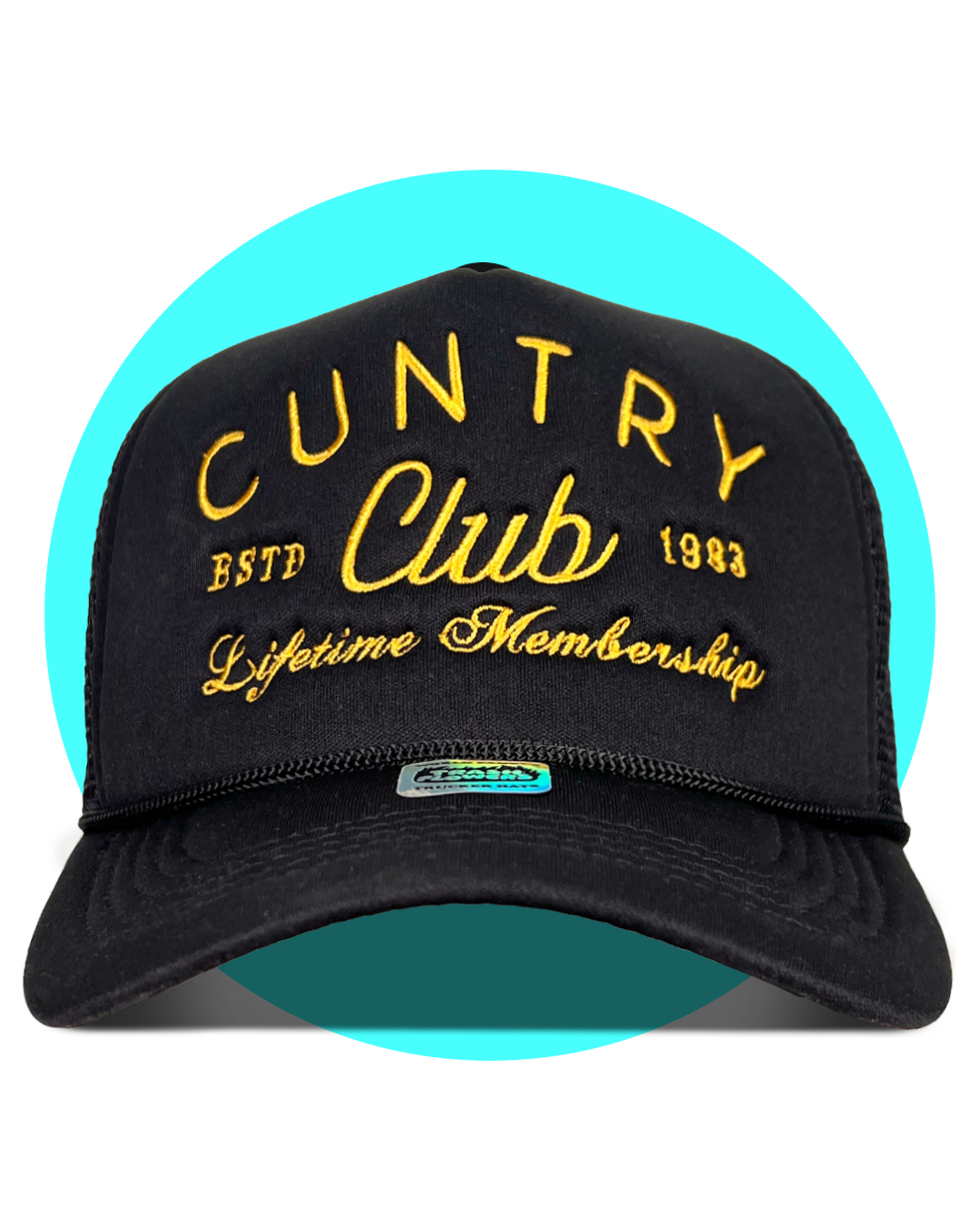 Cuntry Club Lifetime Membership Trucker Hat