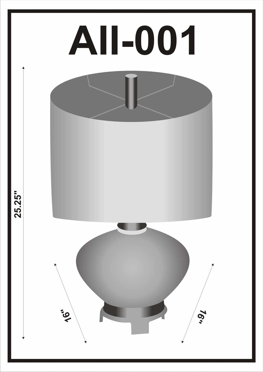 Lintangan Table Lamp - Clearance